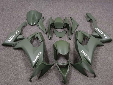 Carenados Moto Kawasaki ZX10R 2008-2010 - US Verde Militar