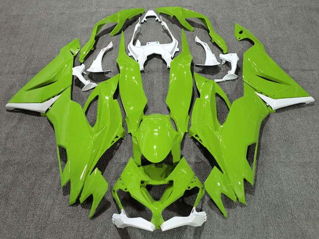 Carenados Moto Kawasaki ZX6R 2019-2022 - Blanco Verde