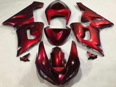 Carenados Moto Kawasaki ZX6R 2005-2006 - Rojo Metalizado