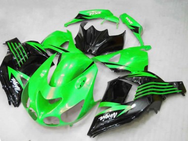 Carenados Moto Kawasaki ZX14R 2012-2024 - Verde Negro Brillante Blanco Ninja