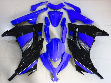 Carenados Moto Kawasaki Ninja 300 2013-2024 - Azul Negro