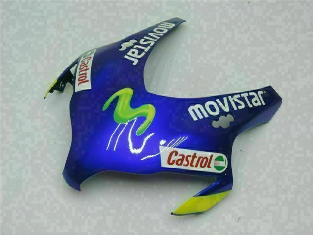 Carenados Moto Honda CBR1000RR 2008-2011 - Azul Amarillo Verde MoviStar Castrol