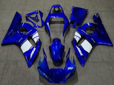 Carenados Moto Yamaha R6 1998-2002 - Azul Blanco