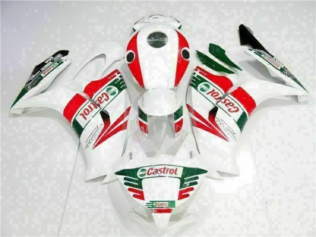 Carenado Moto Honda CBR1000RR 2012-2016 - Blanco Rojo Verde Castrol