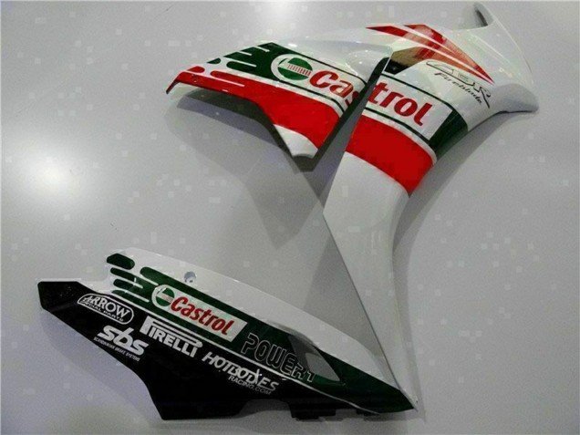 Carenado Moto Honda CBR1000RR 2012-2016 - Blanco Rojo Verde Castrol