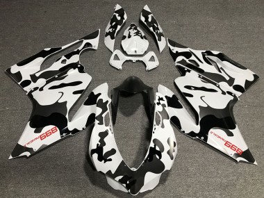 Carenados Moto Ducati 899 2011-2014 - Blanco Negro Camouflage