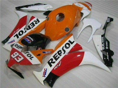 Carenado Moto Honda CBR1000RR 2012-2016 - Blanco Naranja Rojo Negro Brillante HRC Repsol 93