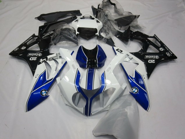 Carenados Moto BMW S1000RR 2015-2016 - Blanco Azul Negro Brillante
