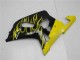 Carenados Moto Suzuki GSXR 600/750 2001-2003 - Negro Brillante Amarillo Llama