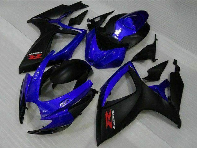 Carenados Moto Suzuki GSXR 600/750 2006-2007 - Azul Negro Mate Rojo