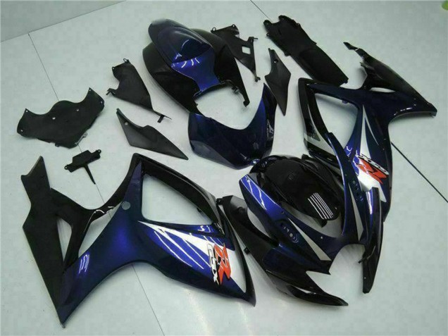Carenados Moto Suzuki GSXR 600/750 2006-2007 - Negro Brillante Azul