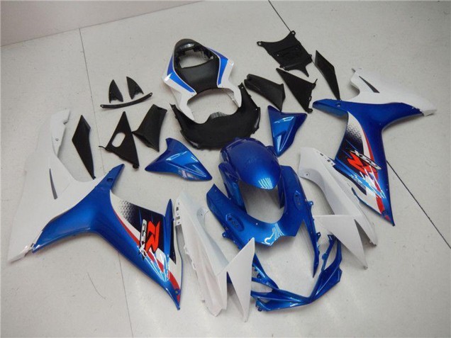 Carenado Moto Suzuki GSXR 600/750 2011-2024 - Blanco Azul Negro Rojo