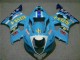 Carenados Moto Suzuki GSXR 1000 2003-2004 - Azul Blanco Amarillo Rizla