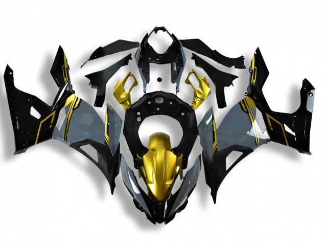 Carenados Moto Kawasaki Ninja 400 2018-2024 - Nardo Gris Oro Negro