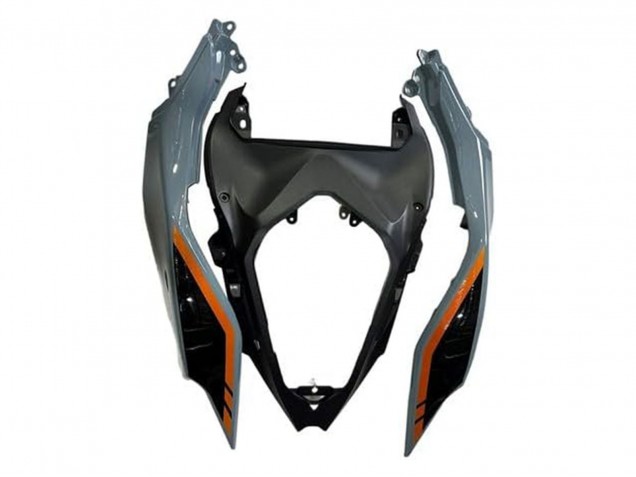 Carenados Moto Kawasaki Ninja 500 EX500R 2024-2025 - Nardo Gris Naranja Negro