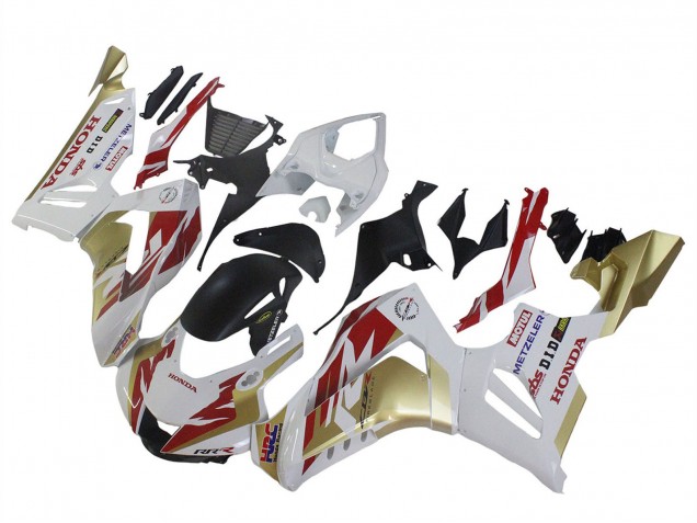 Carenados Moto Honda CBR1000RR-R 2020-2023 - Blanco Rojo Oro Motul HRC
