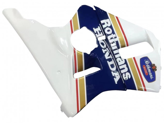 Carenados Moto Honda CBR400RR NC23 1987-1989 - Blanco Amarillo Azul Rothmans