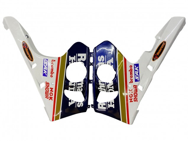 Carenados Moto Honda CBR400RR NC29 1990-1999 - Blanco Oro Rojo Azul Oscuro Rothmans
