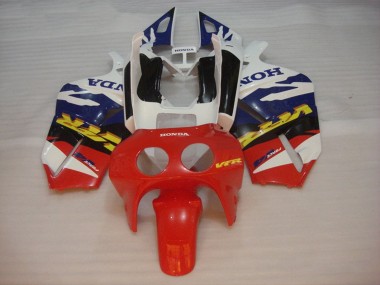 Carenados Moto Honda VFR400R NC30 1988-1992 - Blanco Azul Rojo