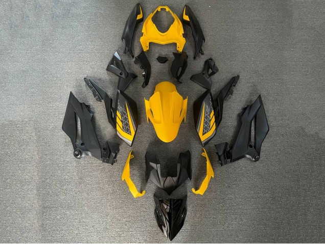 Carenados Moto Kawasaki Z400 2018-2024 - Amarillo Negro