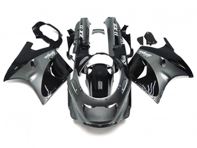 Carenados Moto Kawasaki ZZR1100 1993-2003 - Gris Negro Ninja