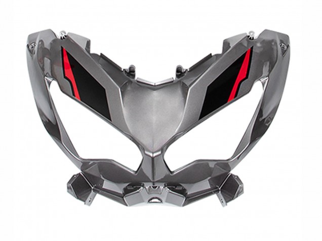 Carenados Moto Kawasaki Versys 650 2022-2025 - Gris Rojo Negro