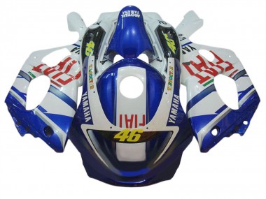Carenados Moto Yamaha YZF600R Thundercat 1996-2007 - Blanco Azul Rojo Fiat 46