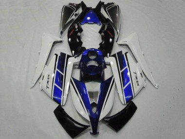Carenado Moto Yamaha TMAX530 2012-2014 - Blanco Azul Negro