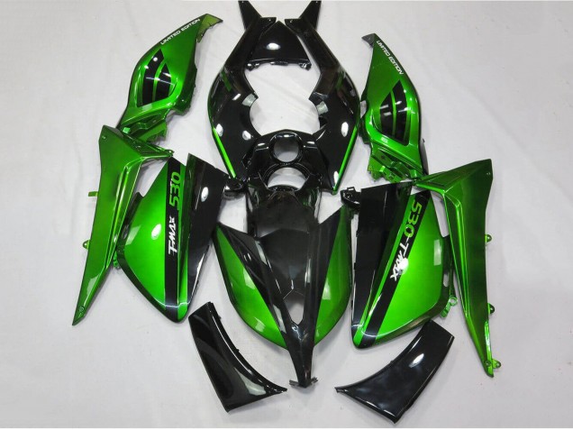 Carenados Moto Yamaha TMAX530 2012-2014 - Verde Brillante Negro