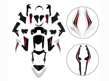 Carenados Moto Suzuki GSX-S 1000 2015-2020 - Negro Rojo Blanco