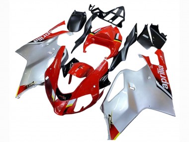 Carenados Moto Aprilia RSV1000 2003-2006 - Blanco Rojo Negro