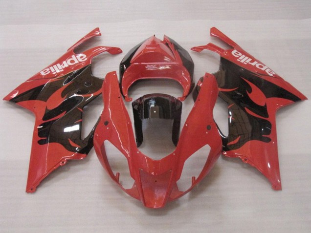 Carenados Moto Aprilia RSV1000 2003-2006 - Rojo Negro Brillante