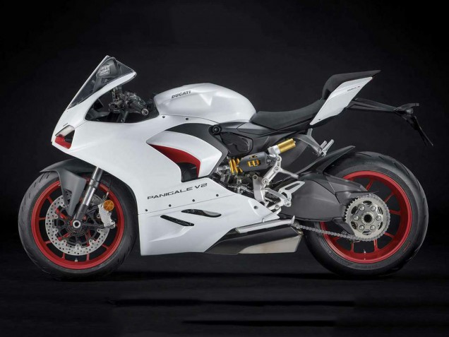Carenados Moto Ducati Panigale V2 2020-2024 - Blanco Rojo Negro Mate