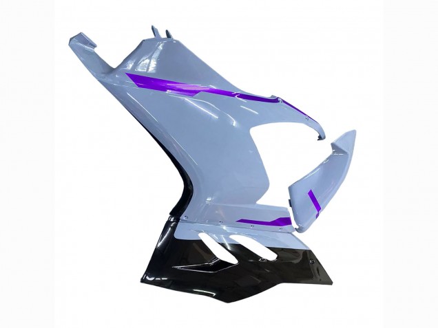 Carenados Moto Ducati Panigale V2 2020-2024 - Gris Brillante Púrpura Negro Brillante