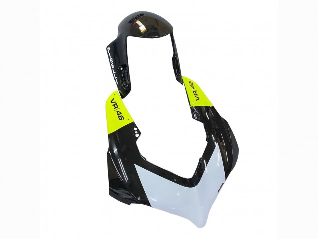 Carenados Moto Ducati Panigale V2 2020-2024 - Blanco Verde Lima Negro Brillante Stein Dinse VR 46