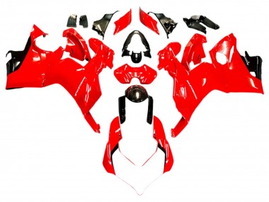 Carenados Moto Ducati Panigale V4 V4S 2018-2019 - Blanco Rojo Negro Brillante