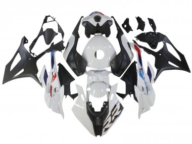 Carenado Moto BMW S1000RR 2023-2024 - Blanco Azul Rojo Negro Mate
