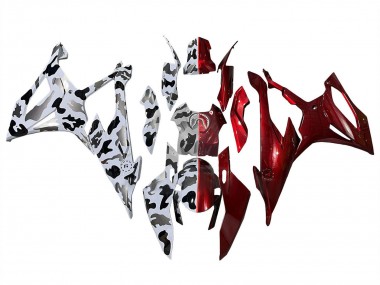 Carenados Moto BMW S1000RR 2019-2022 - Rojo Brillante Negro Blanco Gris