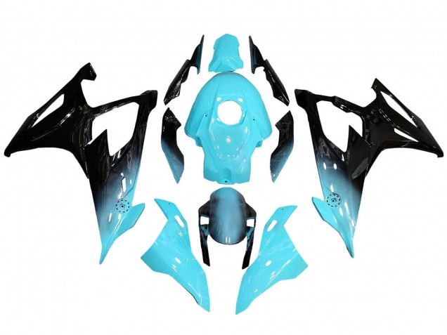 Carenados Moto BMW S1000RR 2019-2022 - Azul Claro Negro