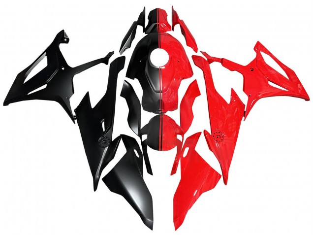 Carenados Moto BMW S1000RR 2019-2022 - Rojo Negro Mate
