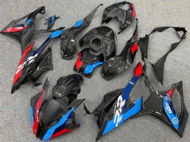 Carenados Moto BMW S1000RR 2019-2022 - Negro Azul Rojo FibraCarbono