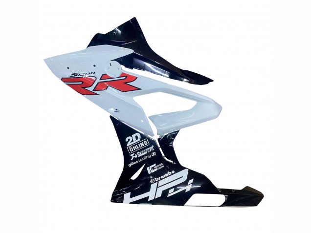 Carenados Moto BMW S1000RR 2015-2016 - Blanco Negro Brillante