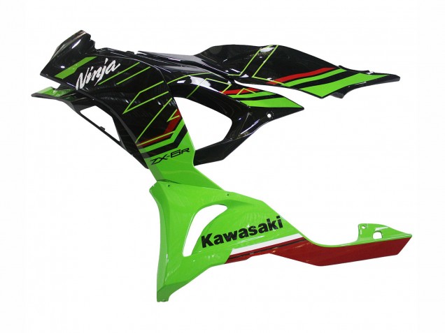 Carenados Moto Kawasaki ZX6R 2023-2025 - Verde Negro