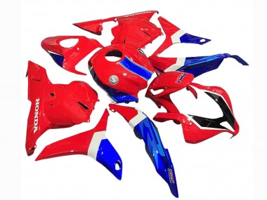 Carenados Moto Honda CBR600RR 2009-2012 - Blanco Rojo Azul HRC