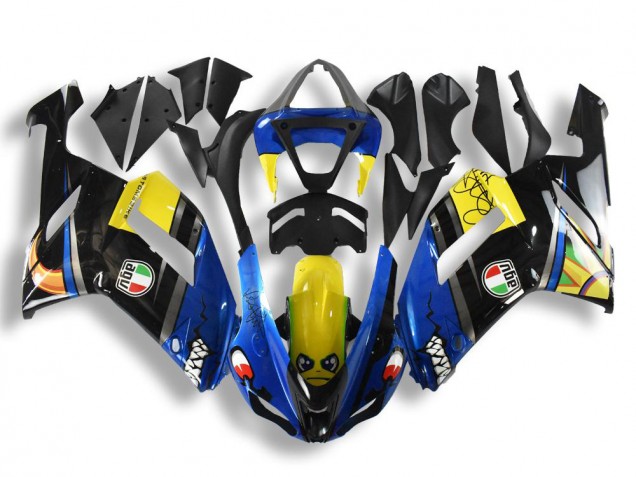 Carenados Moto Kawasaki ZX6R 2007-2008 - Azul Tiburón