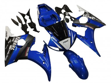 Carenados Moto Yamaha YZF R6 2003-2004 - Azul Blanco Negro Brillante Yamalube