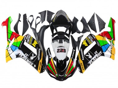Carenados Moto Kawasaki ZX6R 2007-2008 - Vistoso Playboy 223