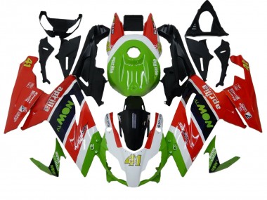 Carenados Moto Aprilia RS125 2006-2011 - Verde Blanco Rojo Negro
