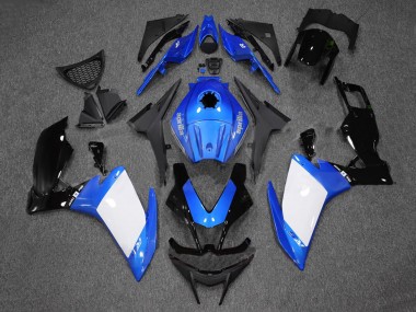 Carenados Moto Aprilia RS4 50 125 2012-2018 - Azul Blanco Negro Brillante