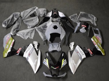 Carenados Moto Aprilia RS4 50 125 2012-2018 - Blanco Plata Gris Negro